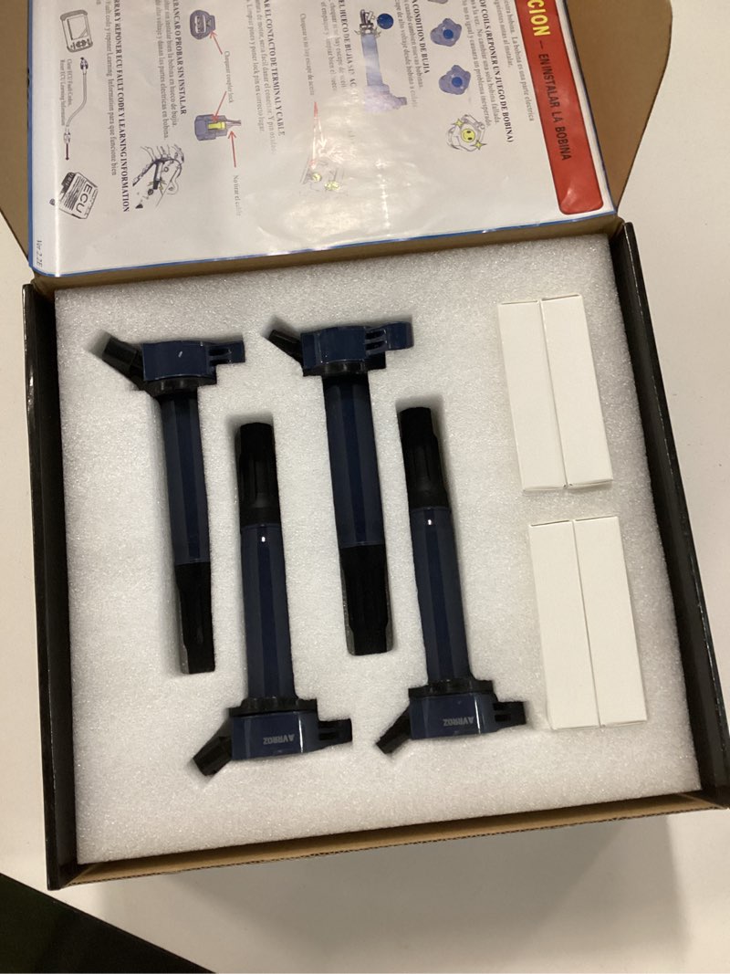 Condition photo showing New/Like New for UF487 Ignition Coil Pack and Iridium Spark Plugs Set of 4, Compatible with 3.5L V6 Toyota Camry Highlander 2009-2019 2.7L RAV4 Venza Scion tC 2011-2016 L4 2.5L L4 2.5L 2.7L Replace 90919-A2007