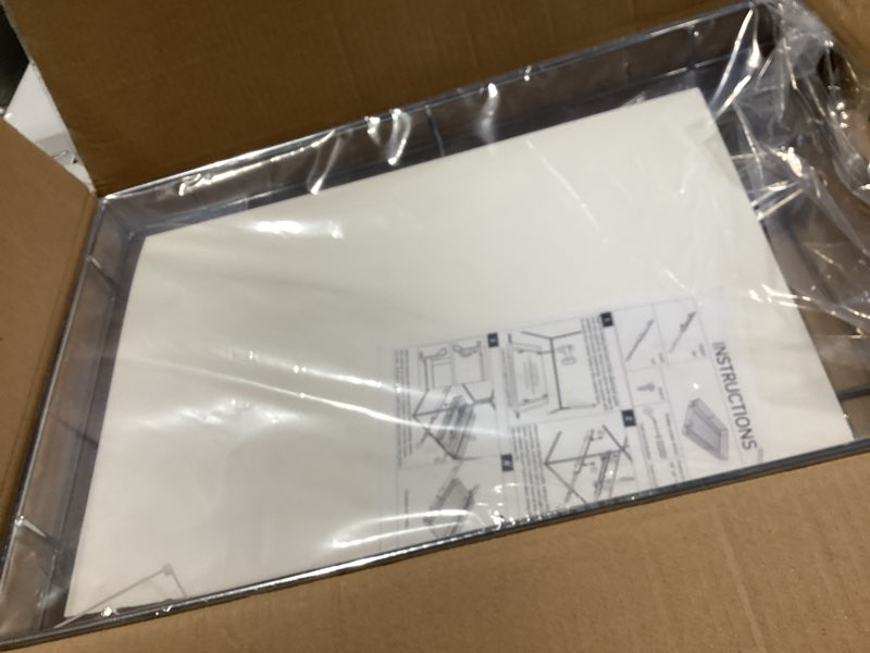 Condition photo showing Good Condition for pull out cabinet organizer, 15"w x 21"d, heavy duty smooth sliding under cabinet shelves for pots and pans, full-extension roll out drawers, slide out organization for home kitchen pantry chrome 15" w x 21" d (1-tier)