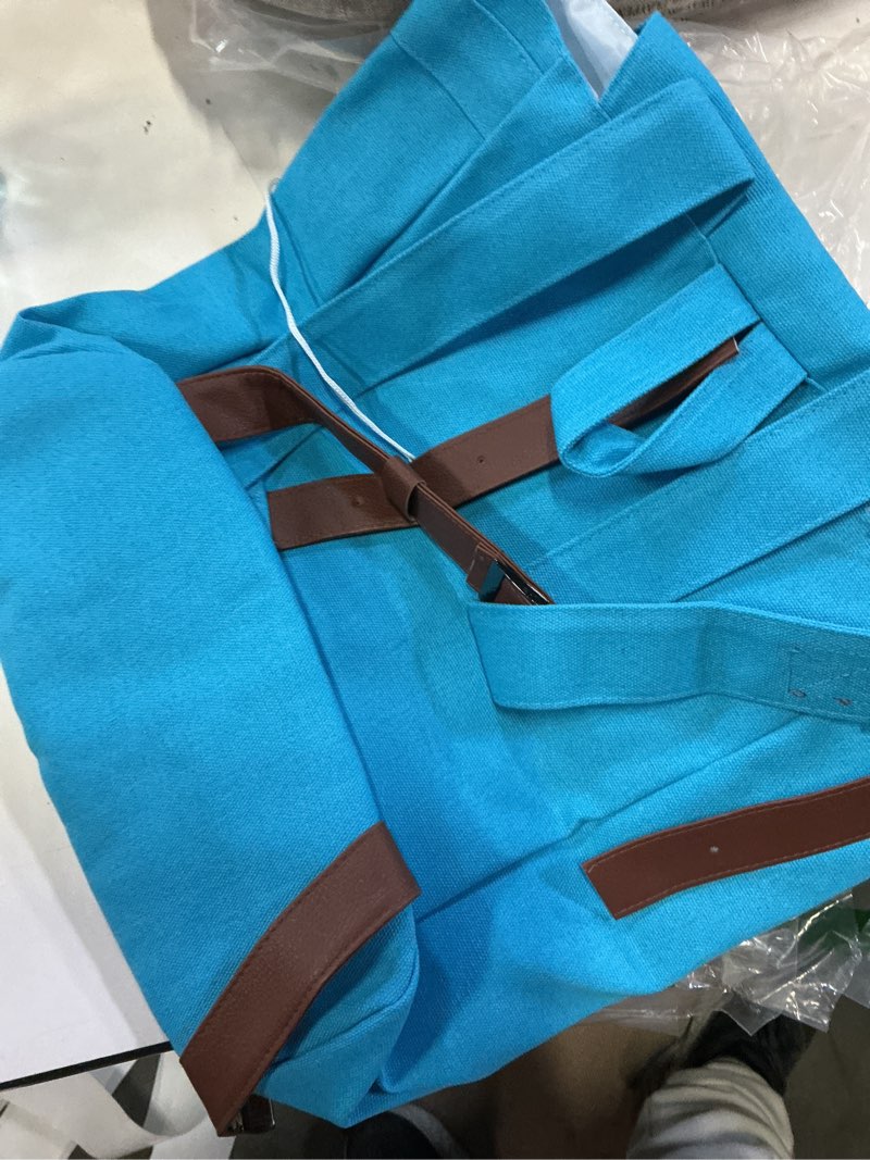 Condition photo showing New/Like New for miuniko unisex anime cosplay tony chopper blue canvas school backpack shoulder bag