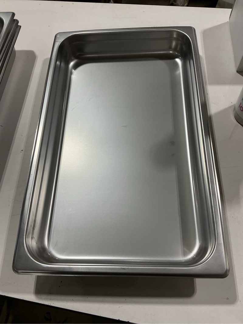 winco full size stainless steel steam table pan [spjm-102]