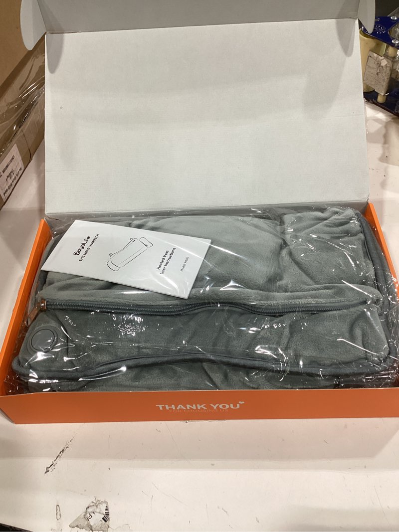 Condition photo showing New/Like New for Rechargeable Hand Warmer Pouch with Far Infrared Heating Technology, Electric Heated Muff for Men & Women, Safe and Soft Fleece Hand Warmer with Cuffed Openings, Long Battery Life & Warming Comfort