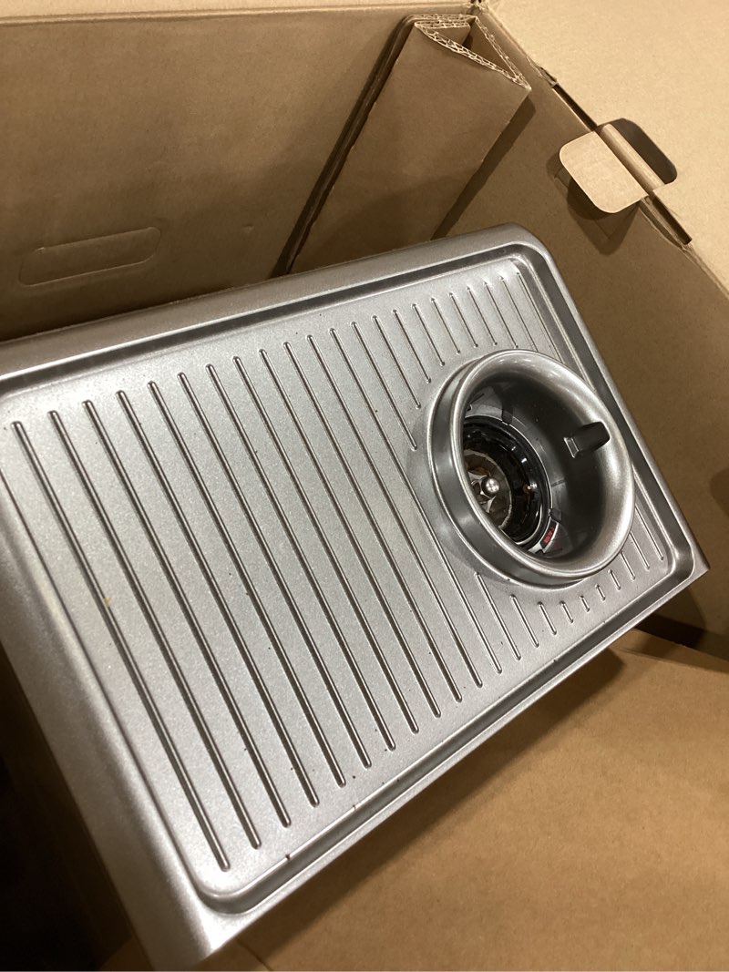Condition photo showing As Is for breville barista touch espresso machine bes880bss, brushed stainless steel