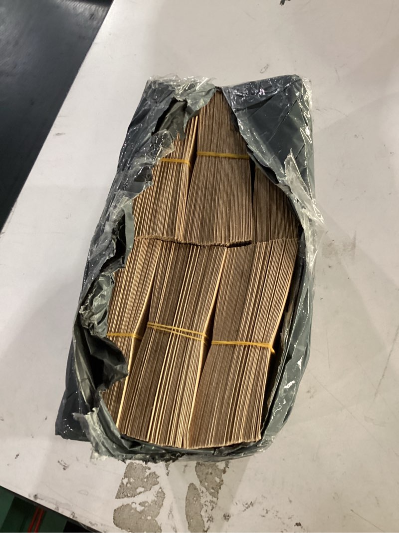Condition photo showing Good Condition for lexinin 600 pcs mini gift card envelopes, 4 x 2.7 inch small kraft brown paper envelope for invitation weddings, holidays, birthdays