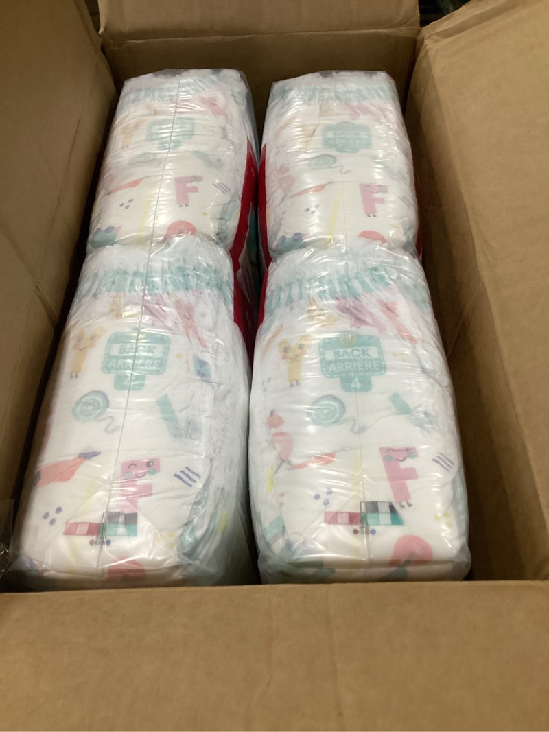 Condition photo showing New/Like New for Pampers Diapers - Cruisers 360 - Size 4, 144 Count, Babyproof up to 100% Leakproof Pull-On Diaper Size 4 144