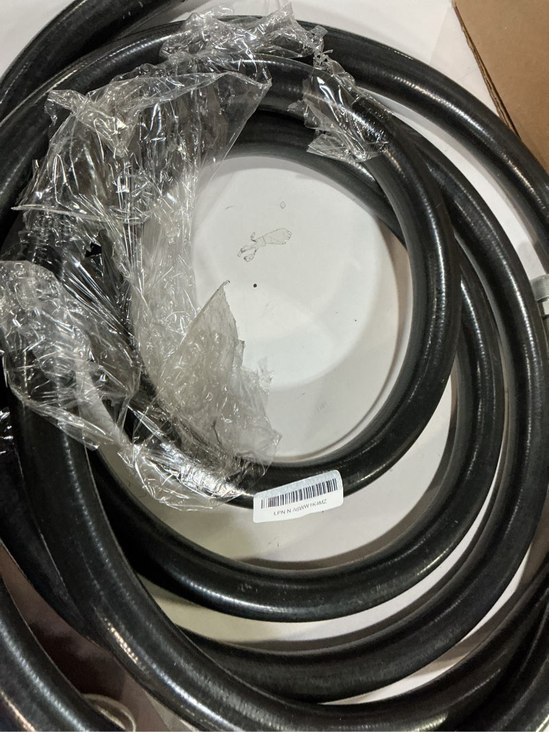 Condition photo showing As Is for 1" Fuel Transfer Hose 20FT,Farm Pump Hose with Male NPT Fittings for Gasoline,Diesel,Biodiesel… 1" 20FT