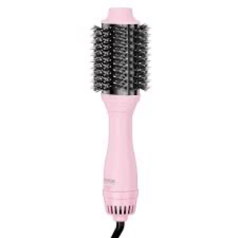 Hair Blow Dryer Brush, Ionic Hot Air Styling Brush with 2.6" & 2.95" Head