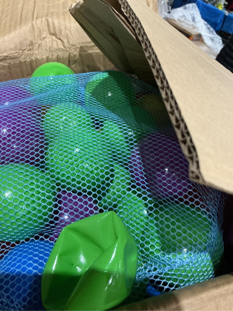 Condition photo showing As Is for sunny days entertainment 200 premium crush-resistant play balls for ball pits – non-toxic, bpa & phthalate free – vibrant assorted colors with zippered storage bag (2.5" diameter)