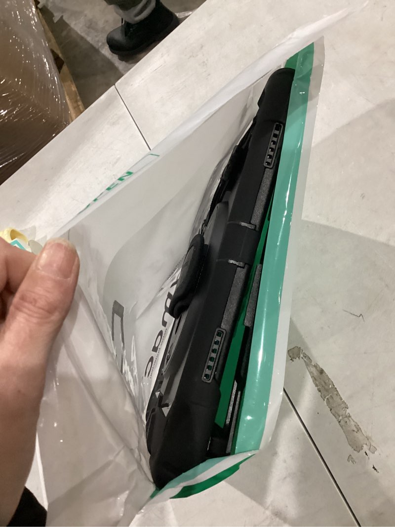 Condition photo showing As Is for seymac for ipad air 13 inch case m3 2025/ m2 2024, heavy duty shockproof protective case with screen protector, 360° rotating stand, hand/shoulder strap and pen holder for ipad air 13, black black for ipad air 13 inch