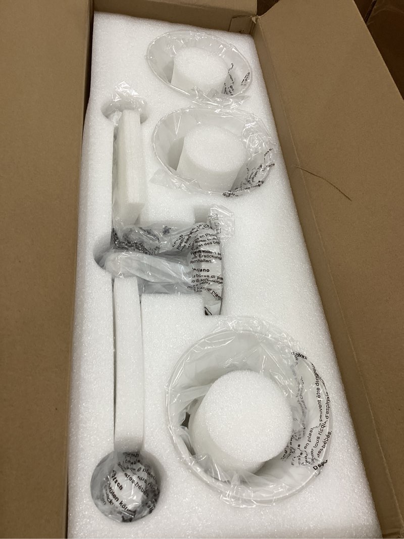 Condition photo showing Good Condition for polsihed nickel bathroom vanity light fixtures, traditional 3 lights wall sconce lighting with large opal glass shade, porch wall mount light fixture for bathroom, mirror cabinets hallway stairs polished nickel 3-light