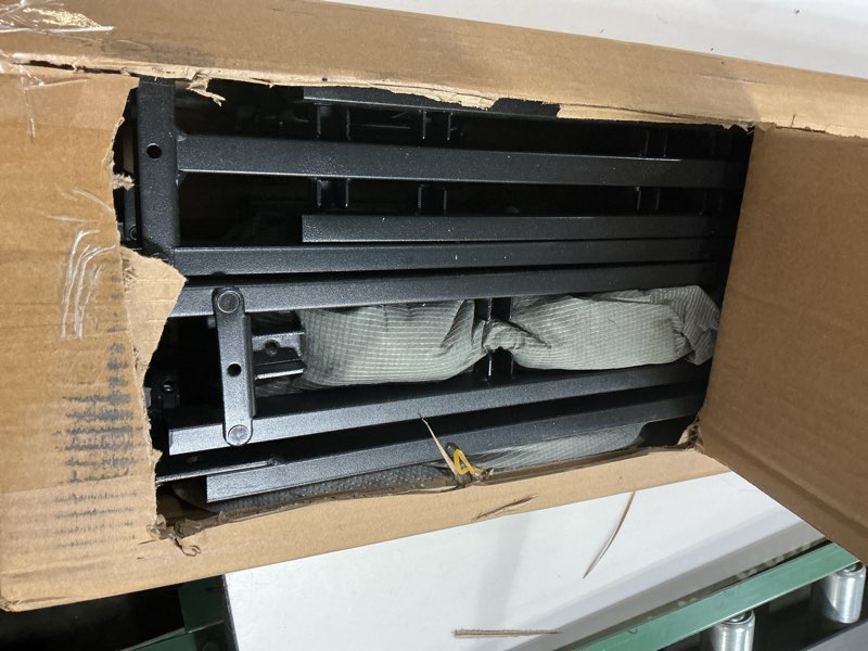 Condition photo showing As Is for Queen Box Spring 5 Inch, 3500 lbs Capacity, Metal Bed Base Queen Size, Low Profile Mattress Foundation with Fabric Cover, Easy Assembly, Heavy Duty 5 Inches High Queen