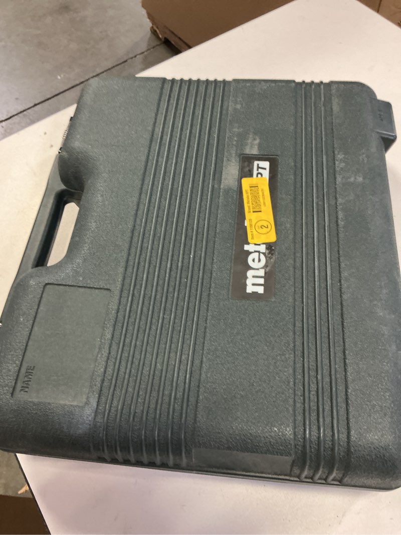 Condition photo showing As Is for metabo hpt 2-1/2-in 15 -gauge pneumatic angled finish nailer