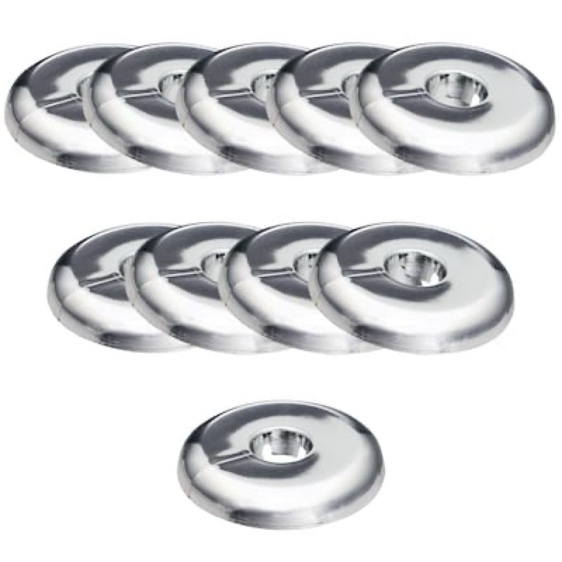 Keeney Chrome Universal Universal Escutcheon 0.5-in -ID
