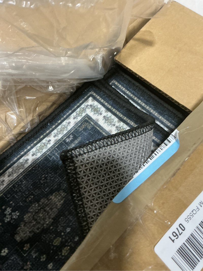 Condition photo showing Good Condition for KingMang Vintage Boho Stair Treads Non Slip Carpet Stair Treads for Wooden Steps Indoor 15PCS 30"x8"