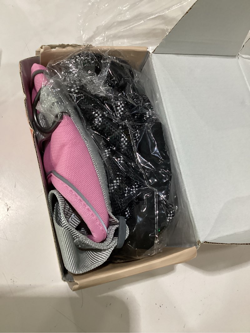 Condition photo showing Good Condition for auroth dog harness and leash set, soft padded service dog vest with 5.25ft dog leash, no choke, easy on pet vest, adjustable reflective no pull dog harness small sized dog, easy walking and training small pink