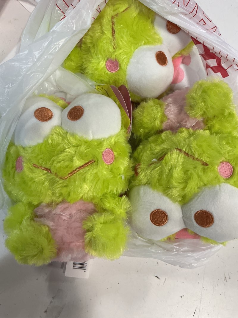 Condition photo showing Good Condition for sanrio keroppi scented plush toy with easter bunny ears ( 3 pieces)