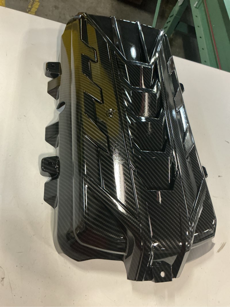Condition photo showing New/Like New for agm carbon fiber engine cover