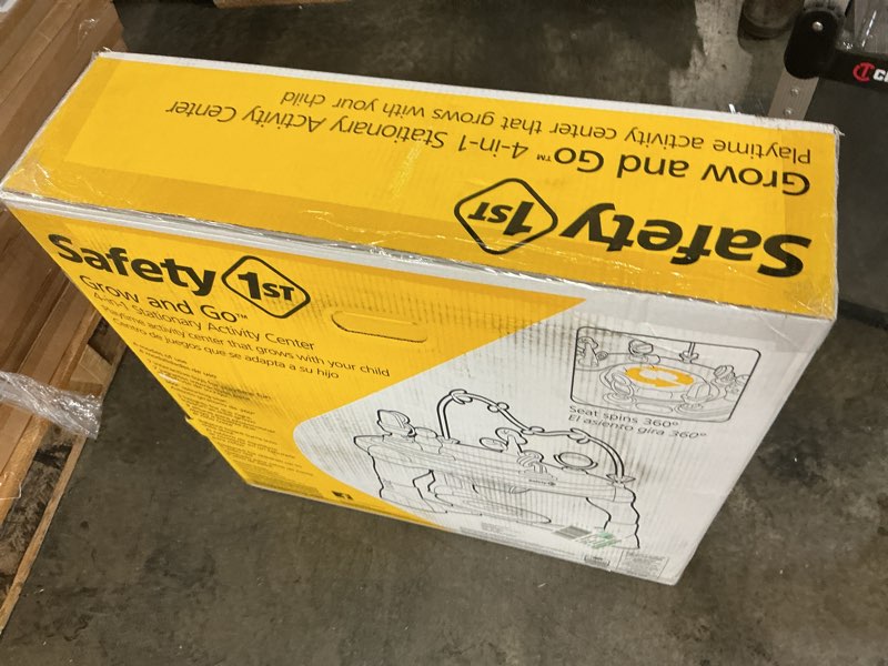 Condition photo showing New/Like New for safety 1st grow and go 4-in-1 stationary activity center, stained glass