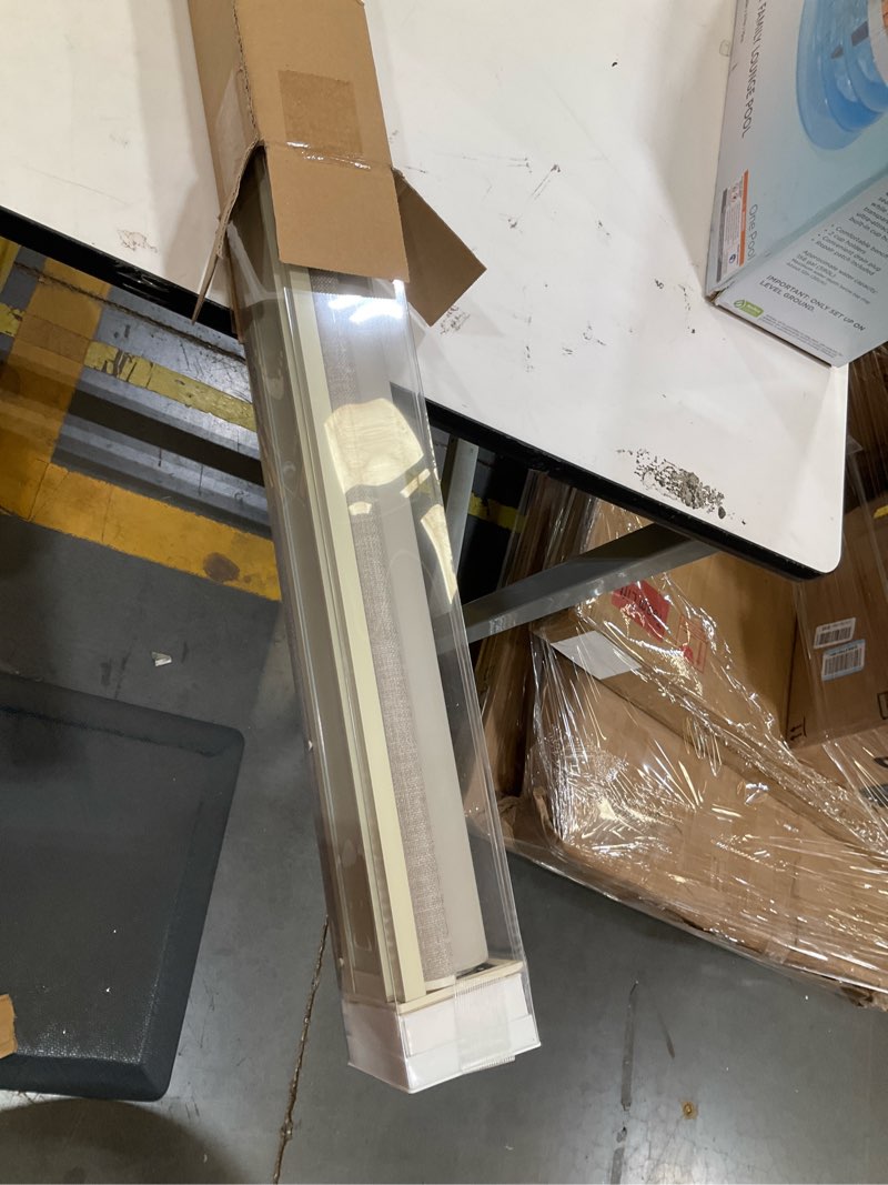 Condition photo showing Good Condition for burlywood birch 100% blackout roller shades for window room darkening thermal insulated uv protection cordless free-stop window blinds for bedroom home office door protect privacy 49" w x 72" h burlywood birch 49"w x 72"h