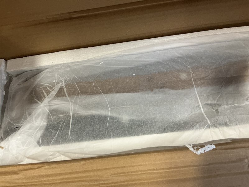 Condition photo showing New/Like New for Modern Storage Cabinet, Free Standing Buffet Cabinet, Black Sideboard and Buffet Storage, Wood Accent Cabinet for Living Room, Hallway, Entryway, Dining Room, Bedroom (1, Black)