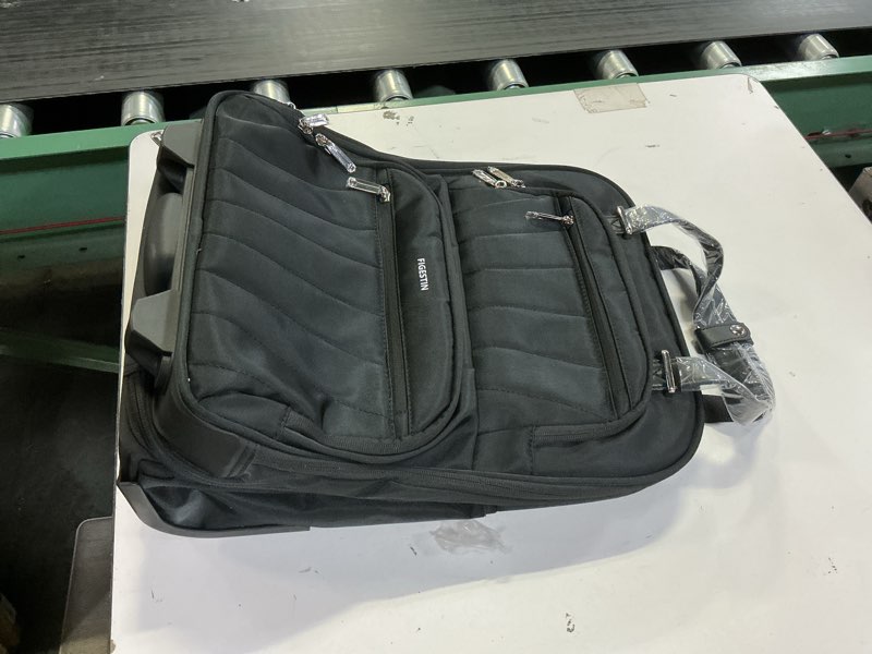 Condition photo showing Good Condition for Underseat Carry On Luggage with Wheels, 16-inch Softside Rolling Under Seat Luggage, Lightweight Overnight Carry On Suitcase for Women Men(Black)