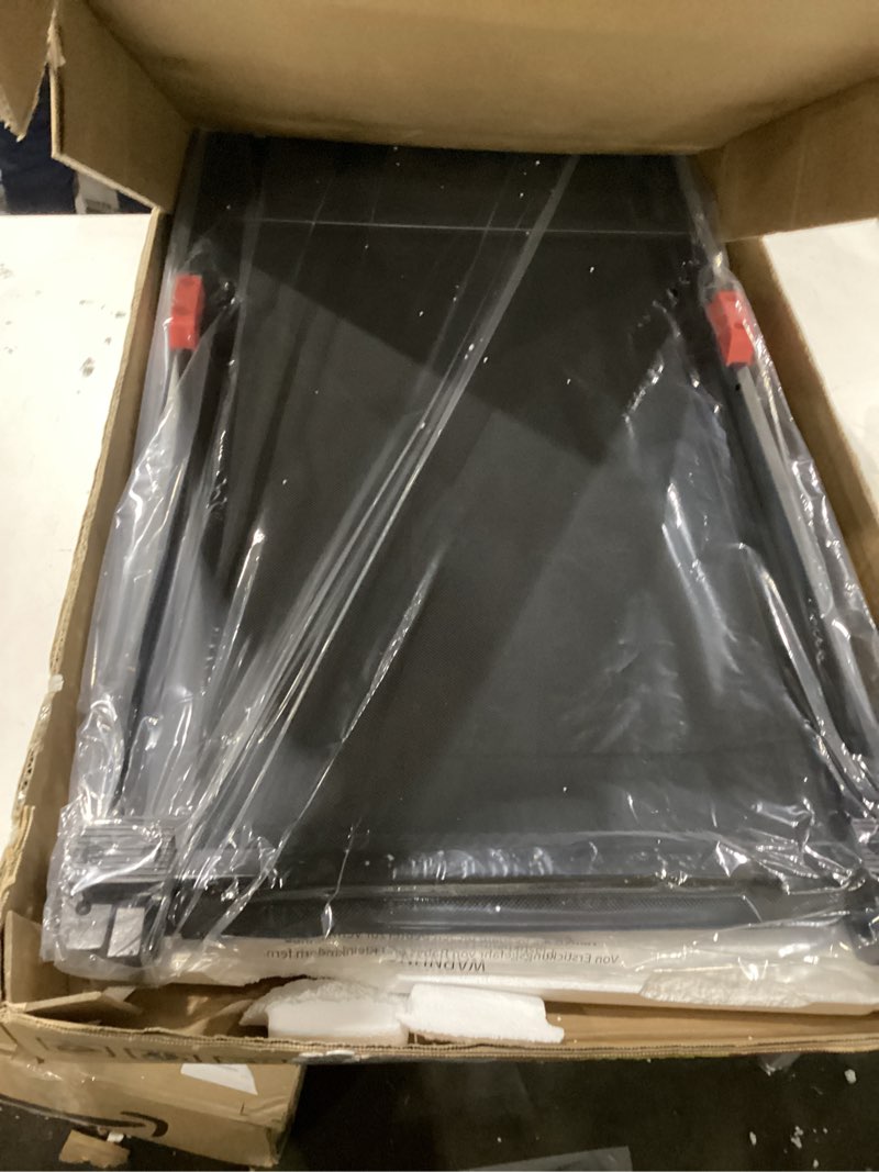 Condition photo showing New/Like New for Walking Pad, Incline Walking Pad Treadmill, Under Desk Treadmills 265 Lbs Capacity, 2.5HP Low Noise Portable Running Machine for Home and Office, with LED Display, Remote Control Black