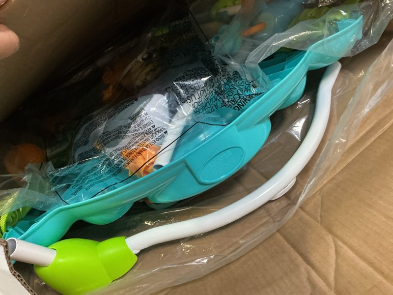 Condition photo showing Good Condition for Bright Starts Disney Baby Finding Nemo Sea of Activities Baby Activity Center Jumper with Interactive Toys, Lights, Songs & Sounds, 6-12 Months (Blue)