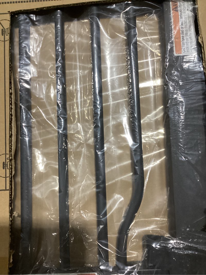 Condition photo showing Good Condition for Fairy Baby 40.5" Extra Tall Baby Gate for Stairs, 65.8"-72.2" Extra Wide Long Dog Pet Gate Indoor for House, Safety Child Toddler Gate, Metal Auto Close Doggie Puppy Gates Barrier for Doorway, Black