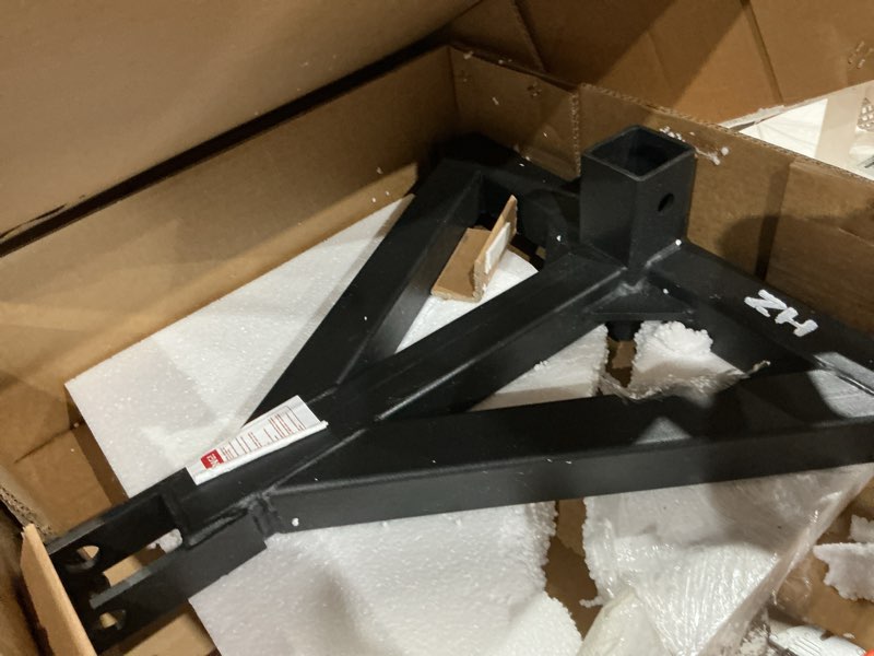 Condition photo showing As Is for 3 point 2" trailer hitch receiver heavy-duty for category 1 tractors 