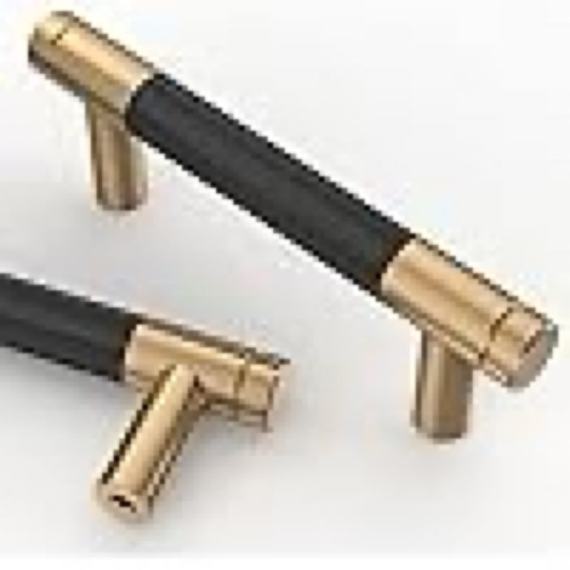 asidrama 20 pack 3 inch(76mm) matte black and champagne bronze cabinet pulls knurled cabinet handles cupboard handles kitchen cabinet hardware for cupboard drawer pulls