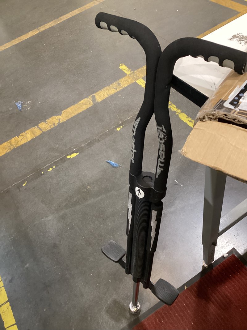 Condition photo showing Good Condition for flybar super pogo stick for kids & adults 14+ – strong spring for tricks & high jumping – steel frame with reinforced foot pegs – classic trick pogo stick for beginners & pros – supports 120-210 lbs