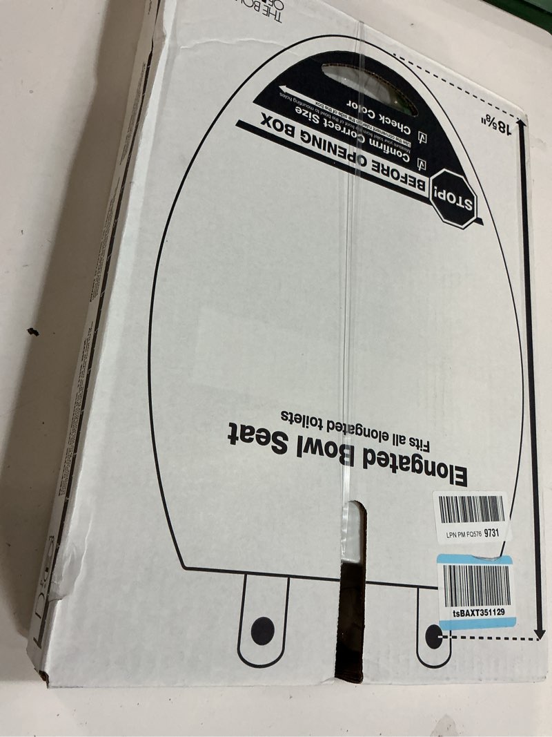 Condition photo showing New/Like New for kohler 4636-rl-0 cachet readylatch elongated toilet seat slow close, soft close toilet seat quiet lid, contoured grip-tight bumpers installation hardware, apartment essentials, white white elongated ready latch