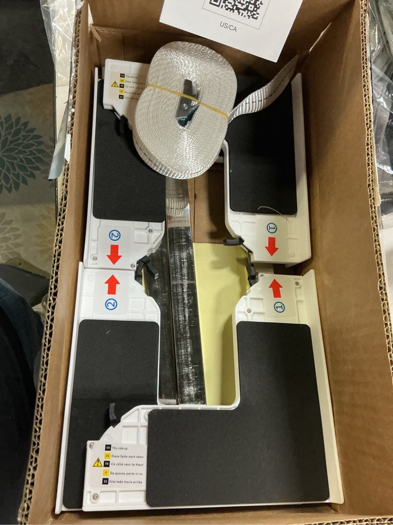 Condition photo showing Good Condition for Upgrade Washer Dryer Stacking Kit, Universal Washer Dryer Stacking Kit Adjustable 29/28/27/26/25/24 Inch, Small Space Saving Solution Stacking Kit for Washer and Dryer with Ratchet Strap