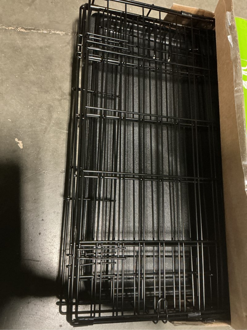 Condition photo showing Good Condition for vibrant life double door metal wire dog crate with leak-proof pan and divider  36 inch