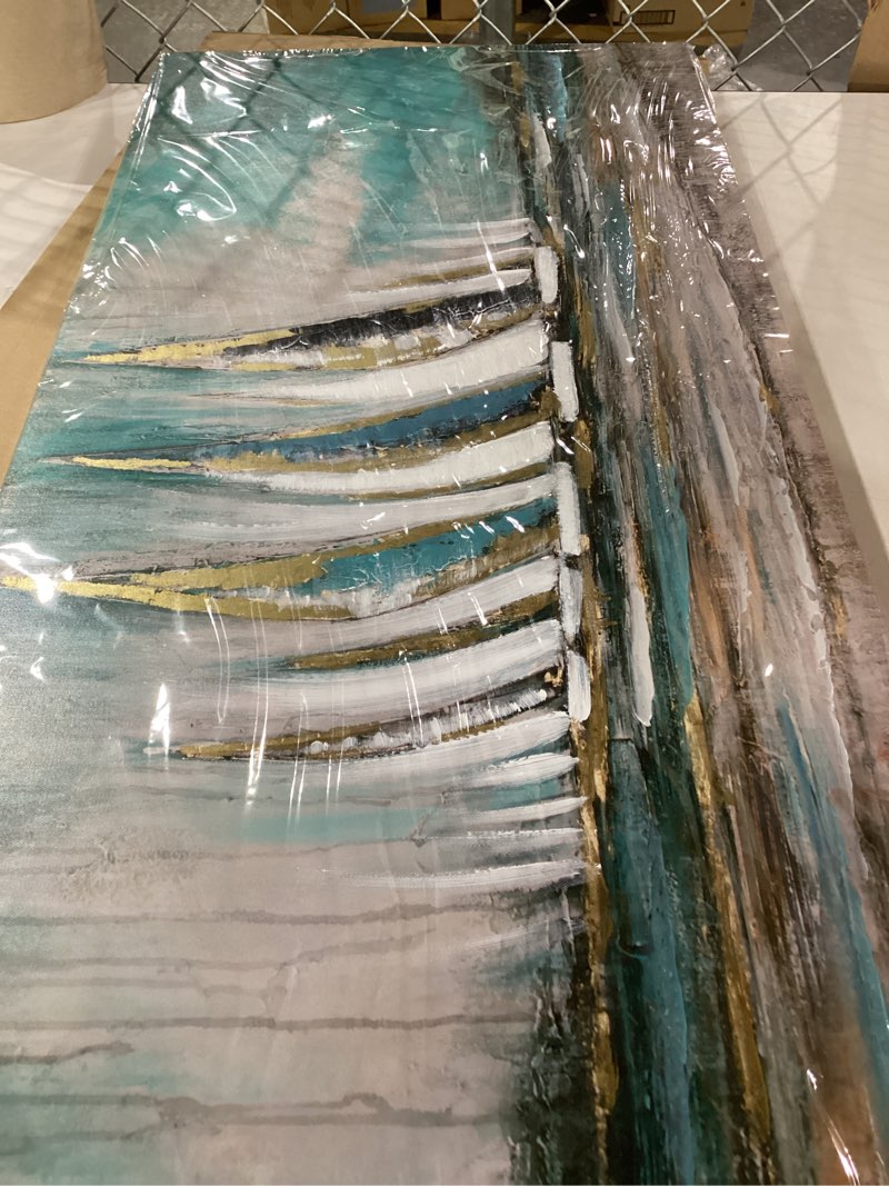 Condition photo showing New/Like New for Anolyfi wall art painting dinning room