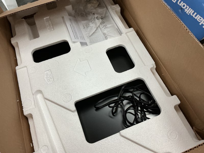 Condition photo showing As Is for Samsung 32-Inch Flat Computer Monitor, 75Hz, Borderless Display, AMD FreeSync, Game Mode, Advanced Eye Care, HDMI and DisplayPort, LS32B304NWNXGO, 2024