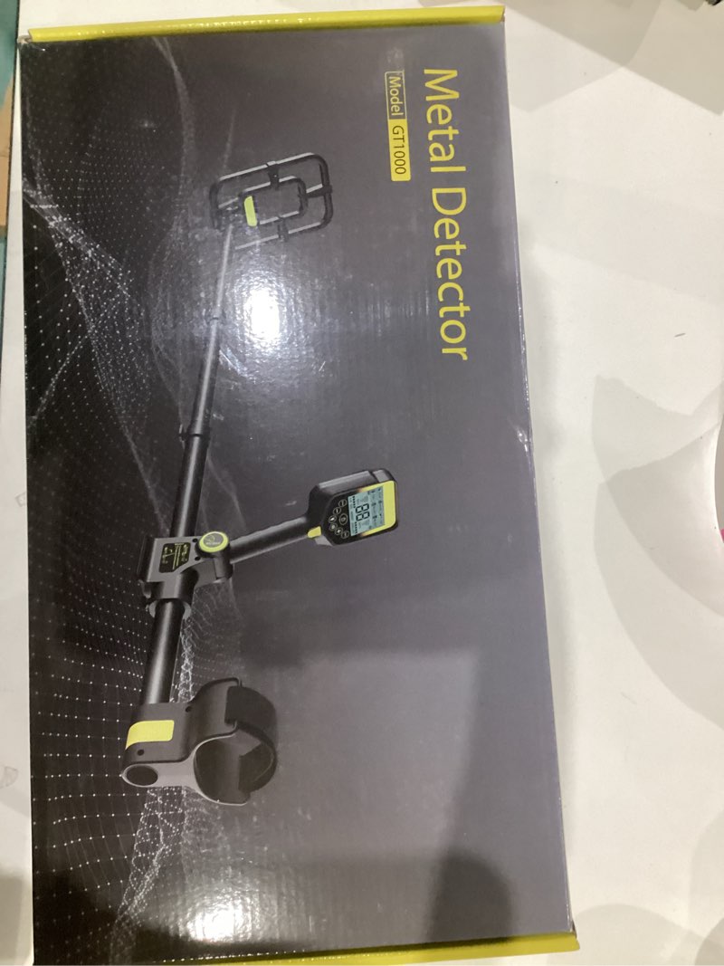 Condition photo showing New/Like New for Metal Detector for Adults Waterproof - 2000mAh Chargeable Professional Cordless Gold Detector with LCD Display, Retractable Foldable Higher Accuracy Metal Detector with 10" IP68 Coil - OKESAM BLACK