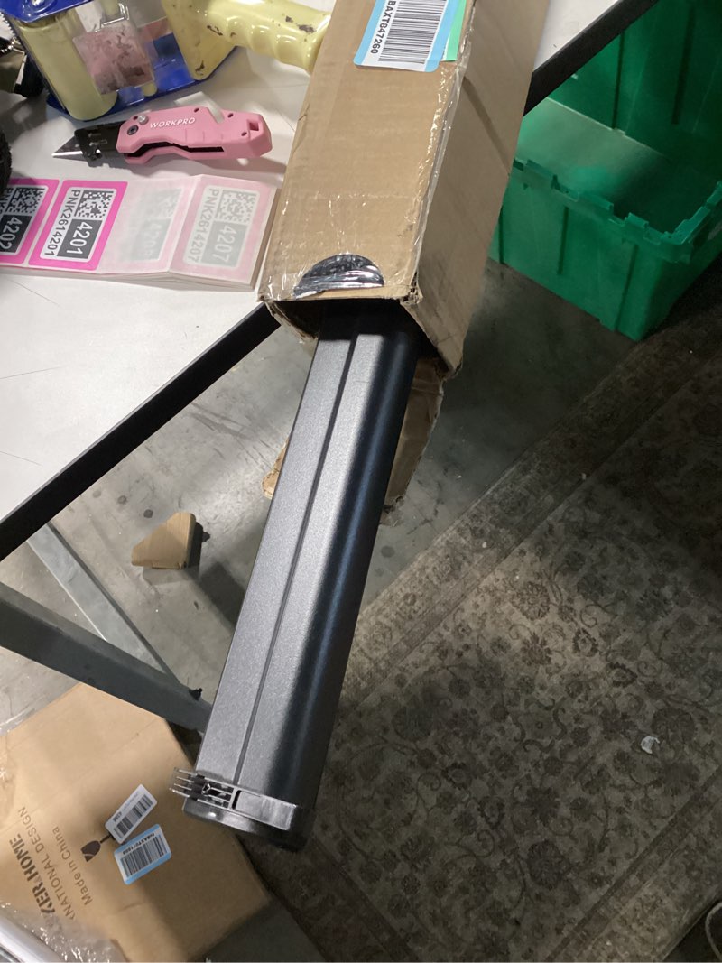 Condition photo showing Good Condition for Tecdigbo 50 Inch Projector Screen Pull Down, 16:9 Projector Screen Retractable Tabletop Screen Tripod Stand for Home Theater Meeting Room, School Indoor Outdoor Ceiling Wall Mount Upgrade