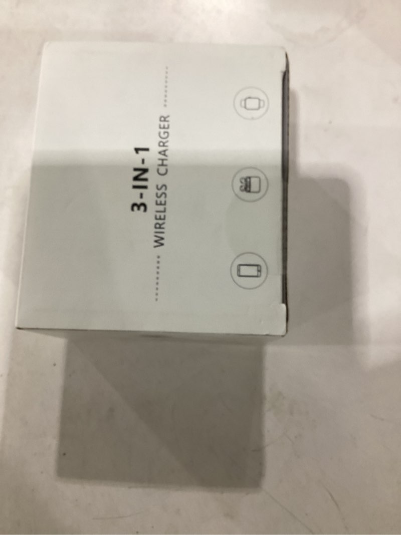 Condition photo showing New/Like New for wireless charging station,3 in 1 charging stand made for apple watch ultra 11 10 9 8 7 6 se 5 4 3,fast wireless charger made for iphone 17/air/16/15/14/13/12,for airpods pro(with adapter) (black)