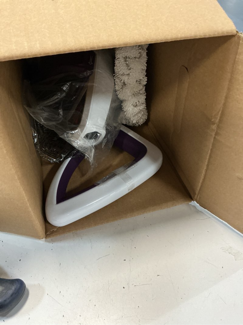 Condition photo showing As Is for Bissell PowerFresh Pet Steam Mop, 19404, Purple
