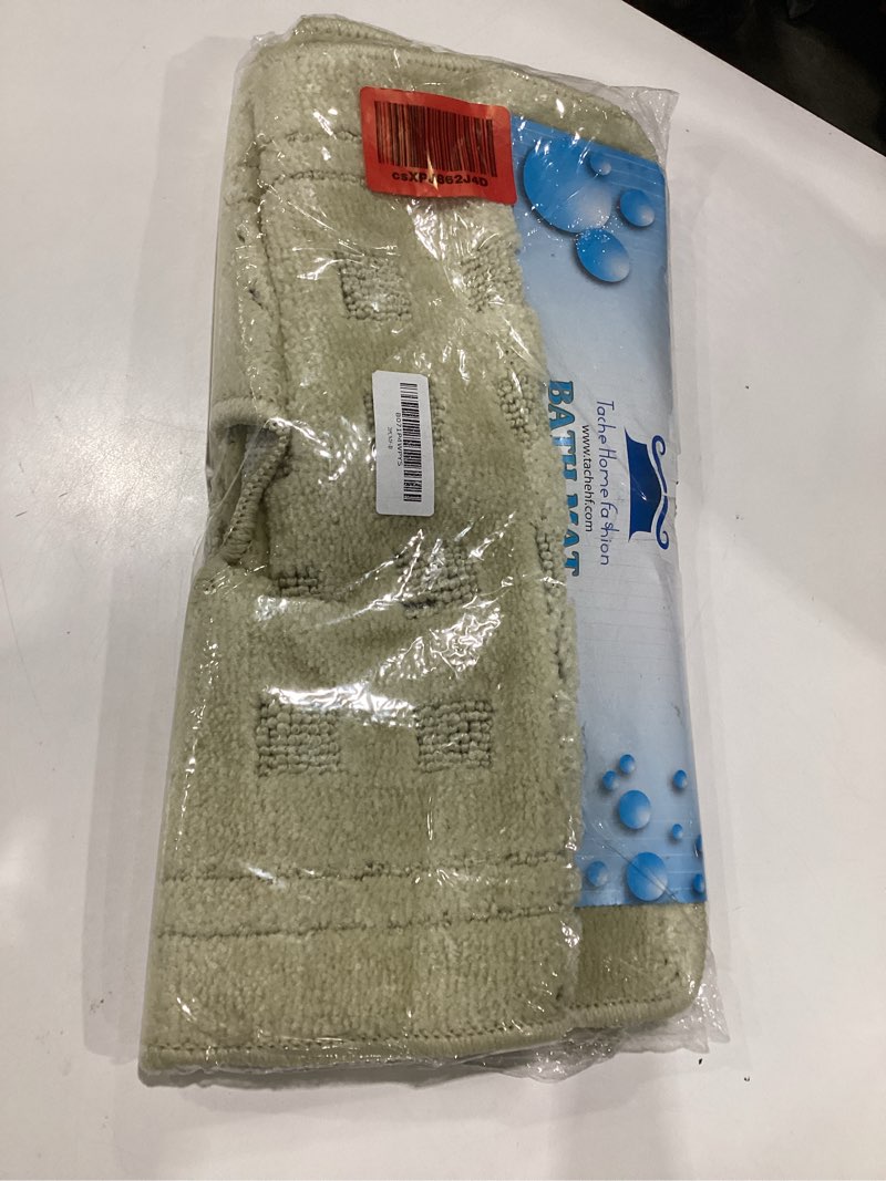 Condition photo showing Good Condition for tache 2 piece solid beige bathroom rug mat set