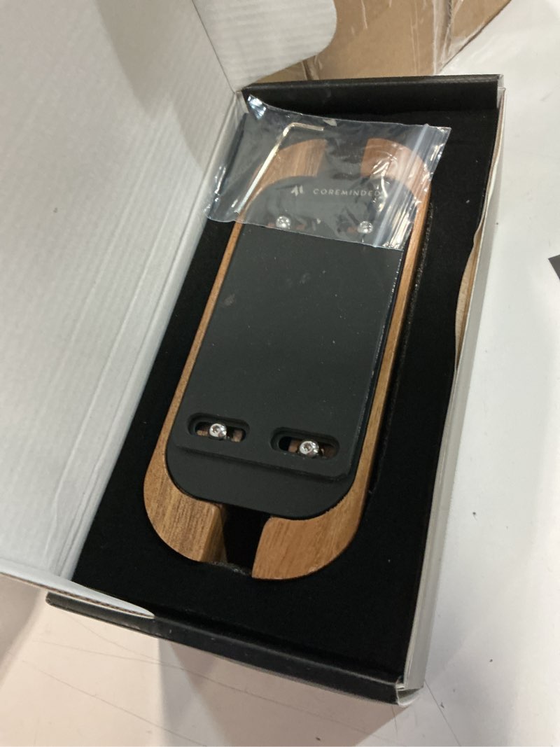 Condition photo showing Good Condition for Adjustable Vertical Laptop Stand for Desk, Wooden Laptop Holder, MacBook Pro Stand, Wood Mac Air Dock (Solid Oak) Single Slot Solid Oak