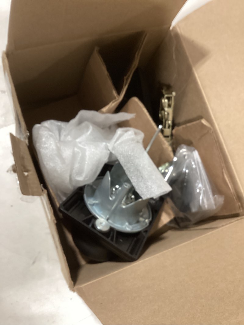 Condition photo showing As Is for Schlage F40 AND 716 ADD Andover Door Knob with Addison Trim, Bed & Bath Privacy Lock, Aged Bronze Aged Bronze Addison Privacy