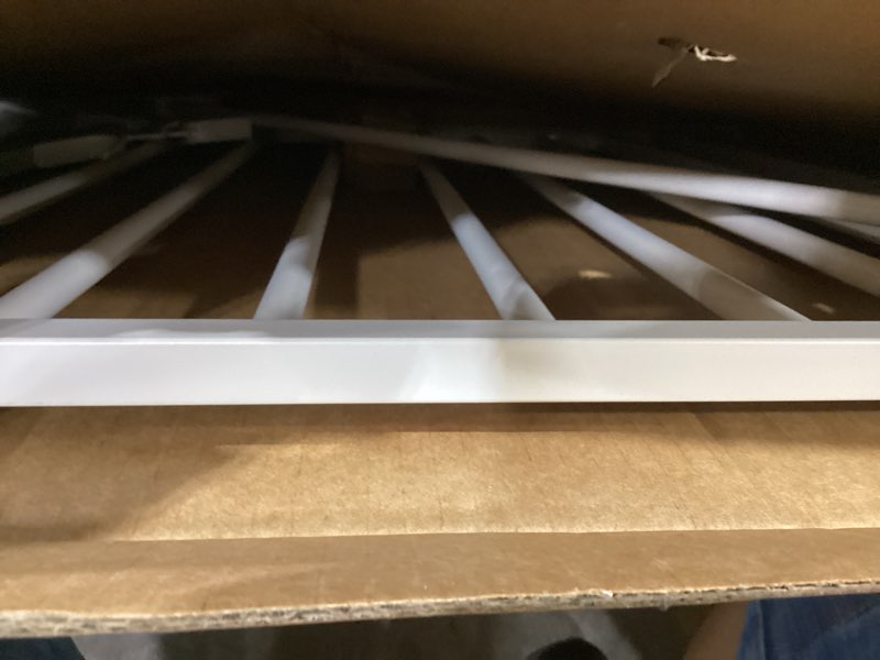 Condition photo showing Good Condition for babelio baby gate for doorways and stairs, 31-36" pet gate with wide walk thru door and lock indicator, no drill pressure mounted safety gate with double lock and self-closing, white white 31-36"w, 30"h