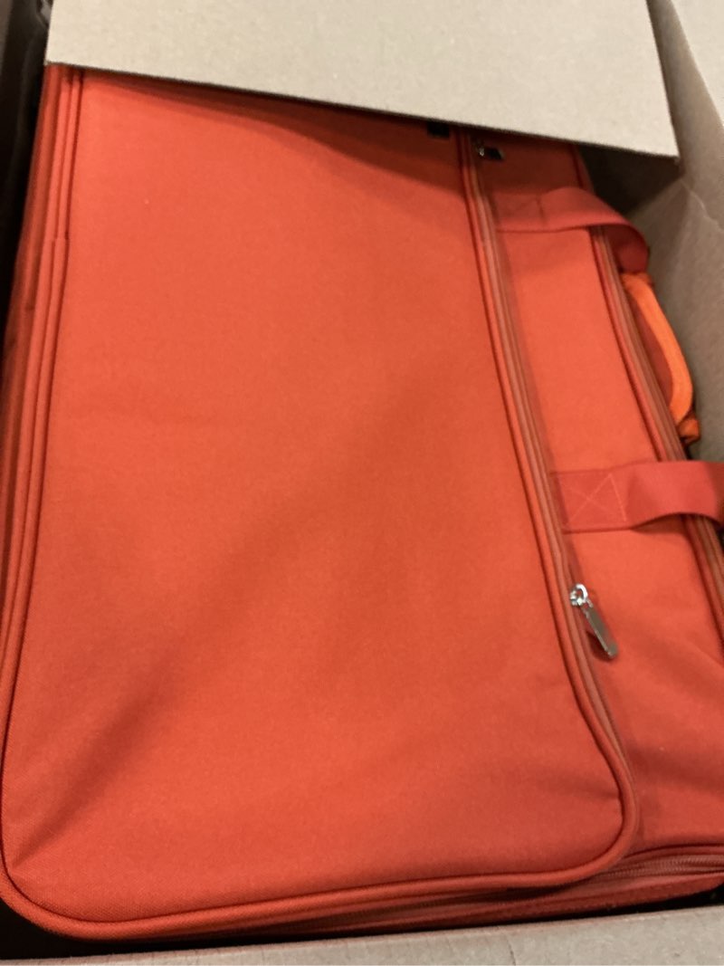 Condition photo showing Good Condition for 22" x 12.5" guitar pedal board with power supply tray, carry bag & mounting tapes included (orange, spb-22or) 22” x 12.5” orange