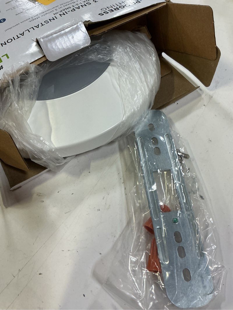 Condition photo showing Good Condition for progress lighting cct led 1 -light 7.5-in white integrated led flush mount light