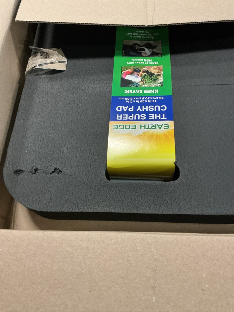 Condition photo showing As Is for earth edge super cushy kneeling pad - 20"x15"x2"