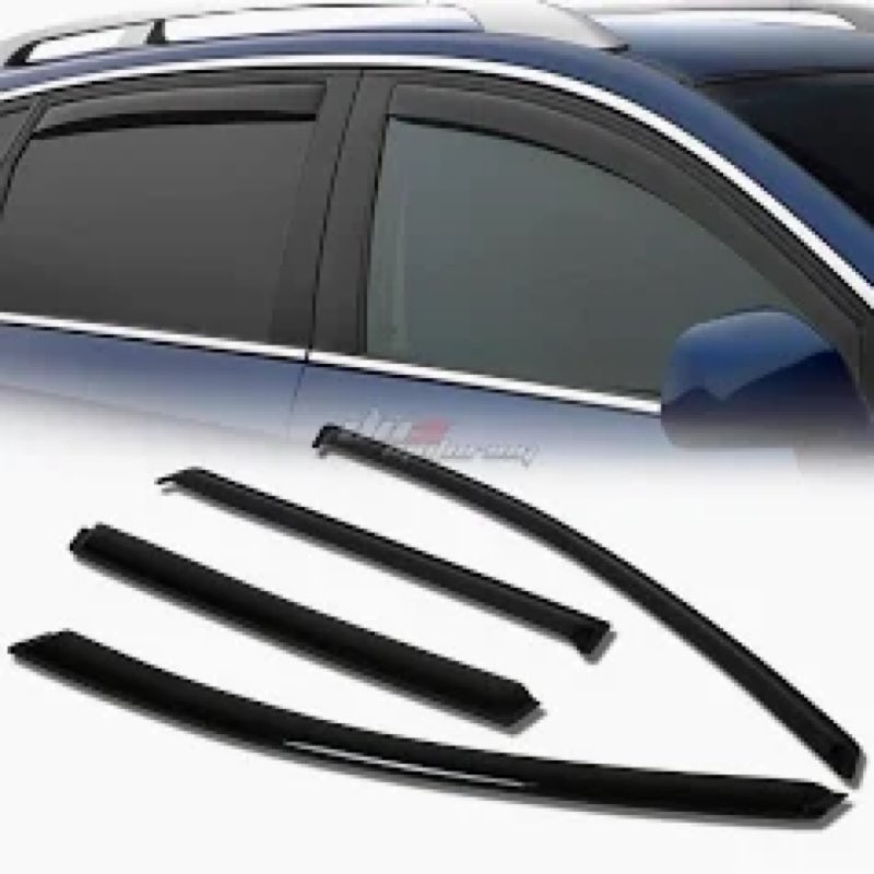 Window Visors Rain Guards Shield for 2007-2015 Mazda CX-9, Out-Channel Window Vent Wind Deflectors V