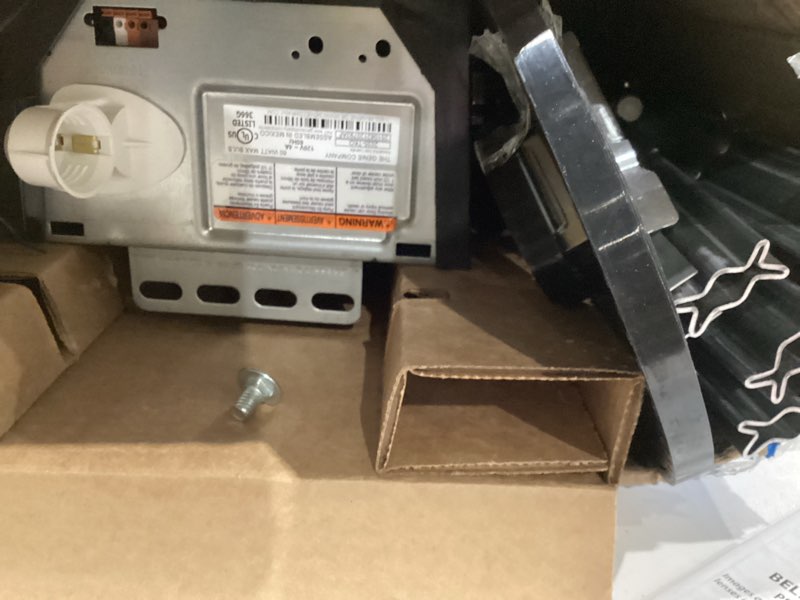 Condition photo showing As Is for genie chain drive 550 garage door opener, heavy duty chain drive opener, model 2035-tko
