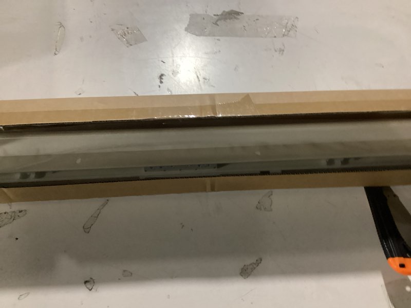 Condition photo showing New/Like New for dez furnishings qjwt224480 2 in. cordless faux wood blind, 22.5w x 48l inches, white cordless white 22.5w x 48l inches