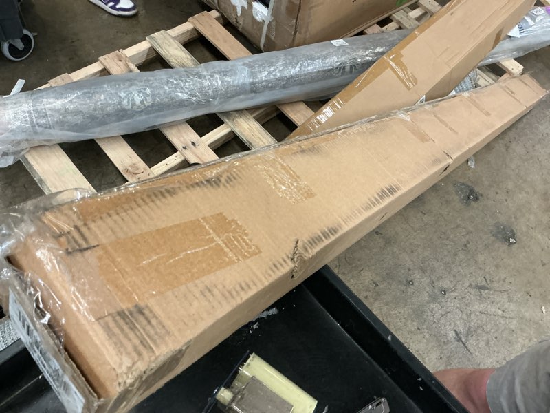 Condition photo showing New/Like New for chicology vertical, door, shades, blackout blinds, window shade, for sliding doors oxford white (vinyl) 78" w x 84" h 78"w x 84"h oxford white (vinyl)